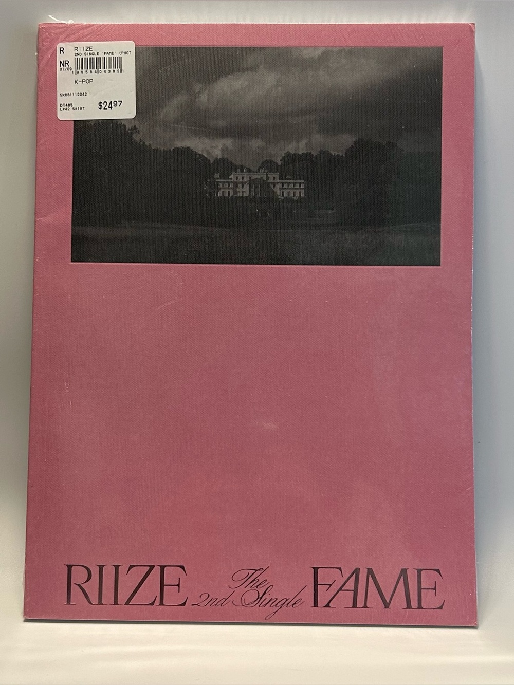 CD Riize Fame 2nd Single (Photobook ver) Pink K-Pop SEALED Rage-style hip-hop
